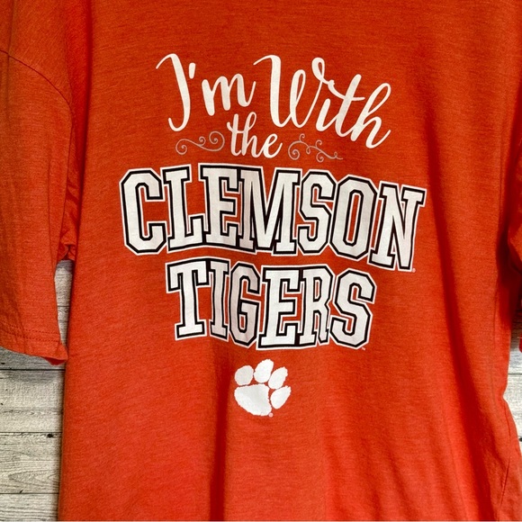 Clemson Tigers Women’s T-Shirt Size-Large -Tagless, Pressbox‎ by Royce Apparel - Picture 5 of 9